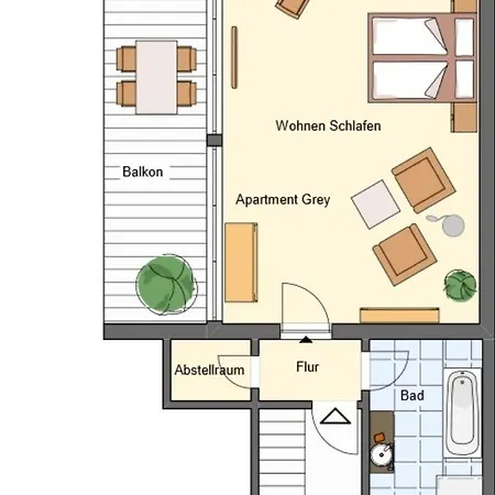 Maries Bunte Lägenhet